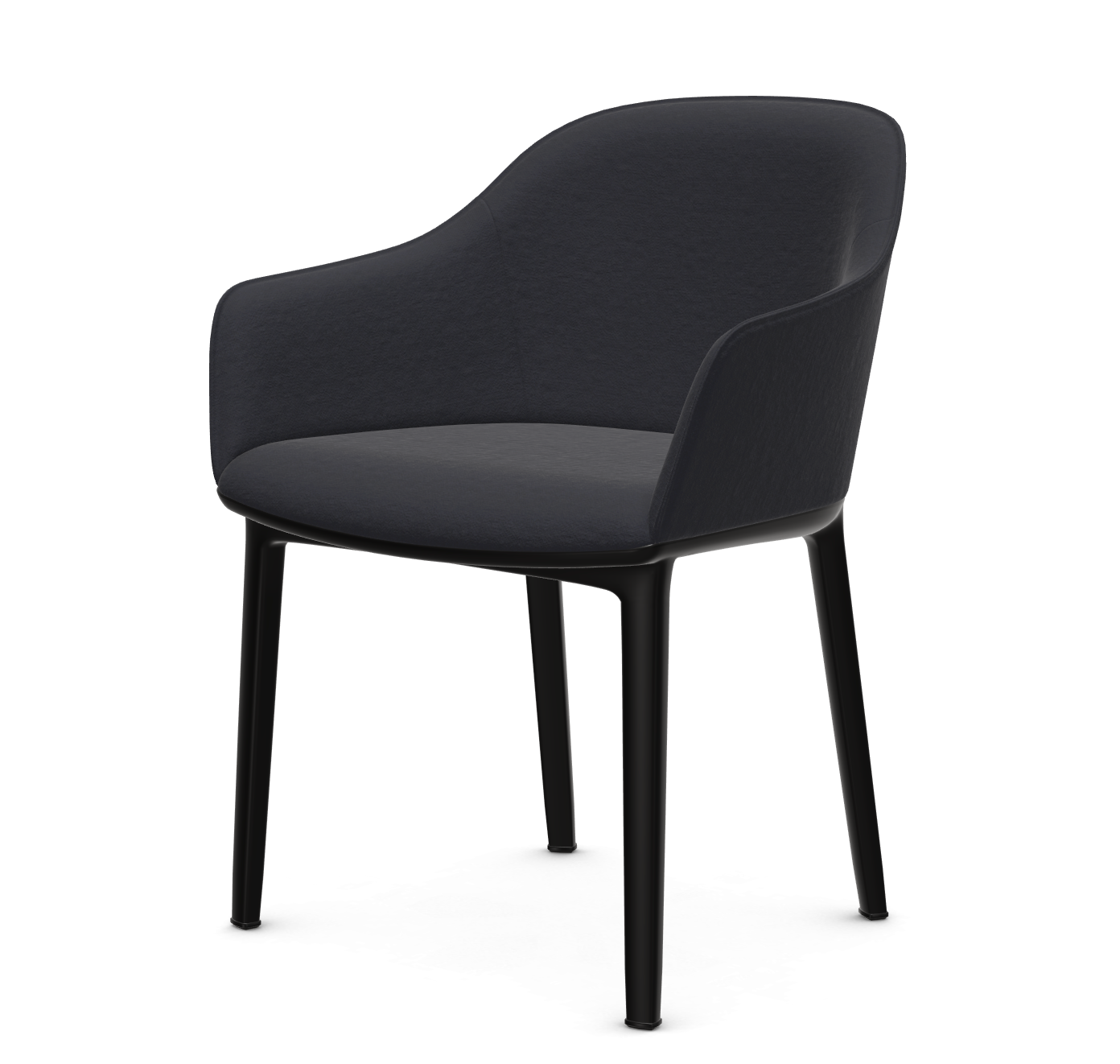 vitra Softshell Chair - Volo - nachtblauw