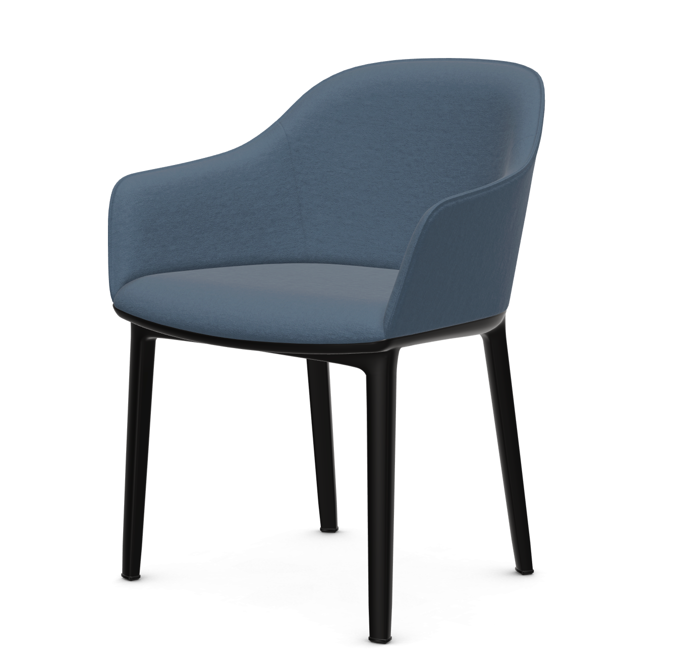 vitra Softshell Chair - Volo - ijsblauw