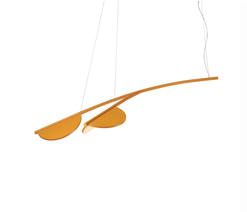 Flos hanglamp Almendra Organic Long S2 - oker