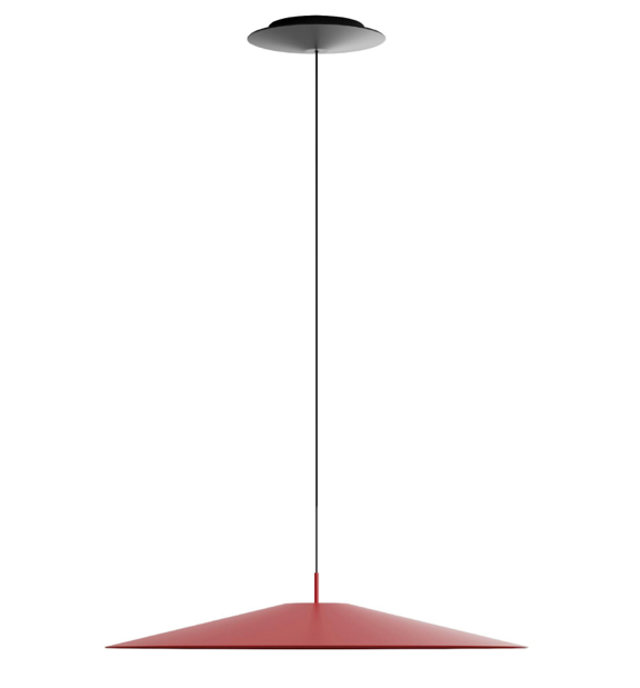 Luceplan hanglamp Koinè - Ø 55 cm. - rood - Ø 55 cm.