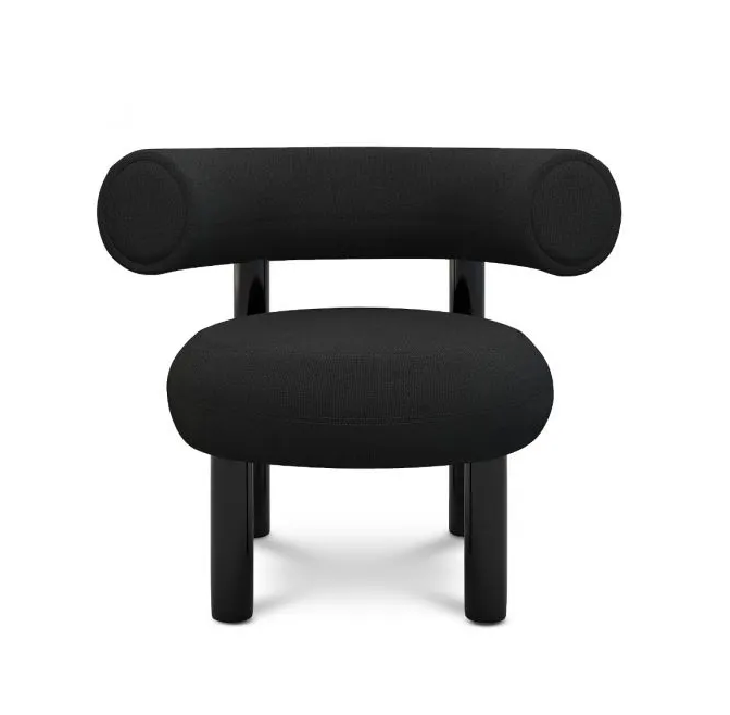 Tom Dixon Lounge chair Fat - Hallingdal - Hallingdal 65 zwart 0190