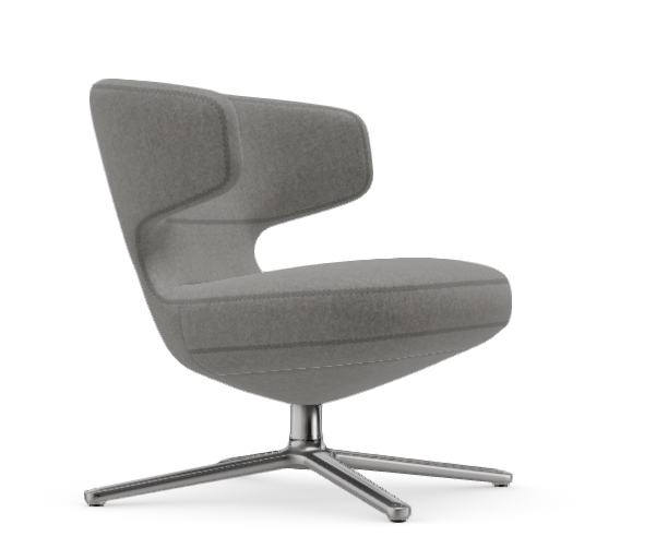 vitra fauteuil Petit Repos laag - Cosy - pebble grey