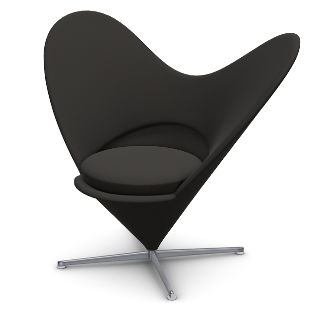 vitra Heart Cone Chair - zwart