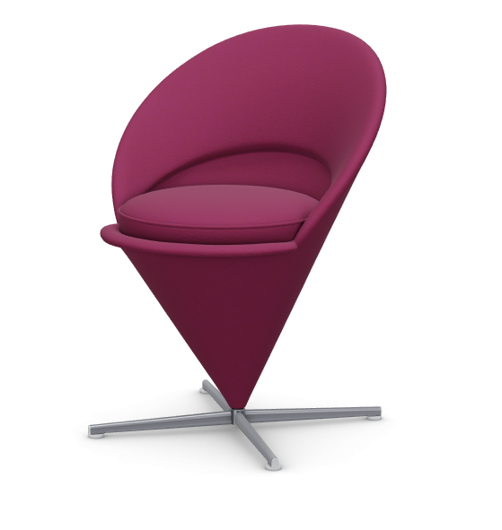 vitra Cone Chair - hibiscus