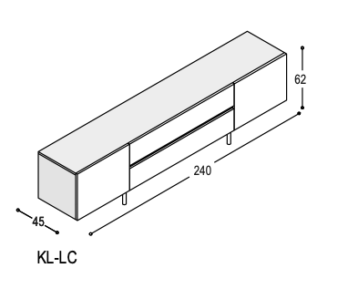 Castelijn dressoir Line - KL-LC