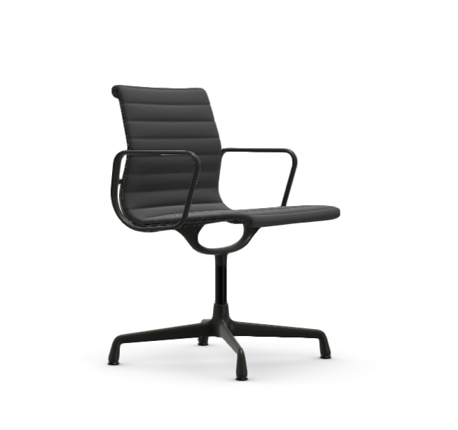 vitra Eames Aluminium Chair EA 103 - Dine - Hopsak - Hopsak dark grey/nero gecoat - diepzwart onderstel