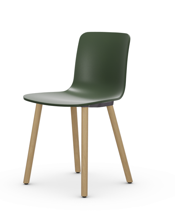 vitra stoel Hal RE Wood - naturel eiken - ivy RE