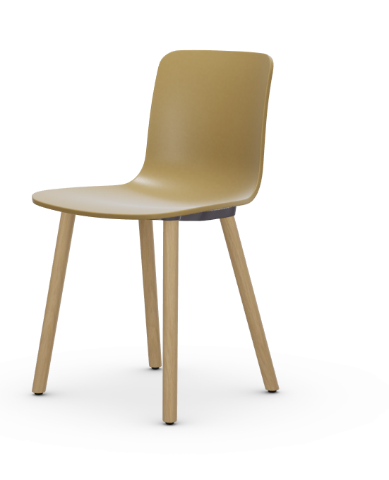 vitra stoel Hal RE Wood - naturel eiken - cardboard RE