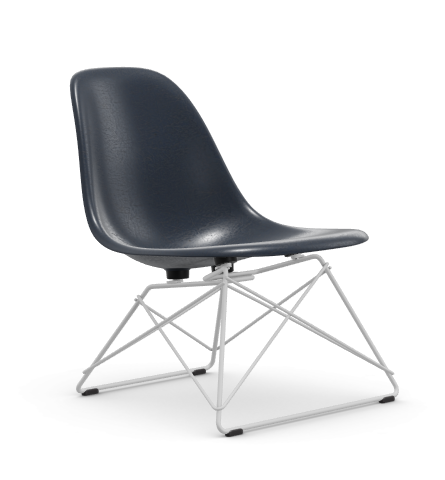 vitra Eames Fiberglass Side chair LSR - wit - Navy Blue