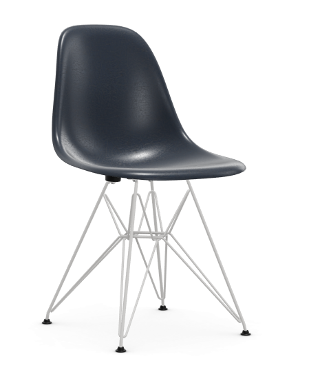 vitra Eames Fiberglass Side chair DSR - wit - Navy Blue