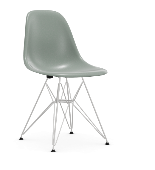 vitra Eames Fiberglass Side chair DSR - wit - sea foam green