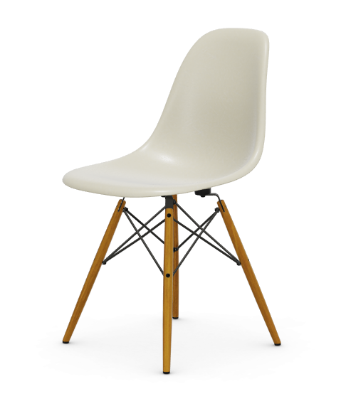 vitra Eames Fiberglass Side chair DSW - essen - parchment