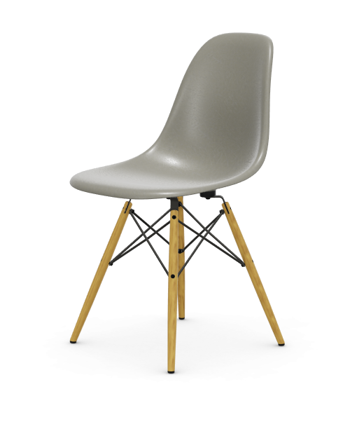 vitra Eames Fiberglass Side chair DSW - esdoorn licht - raw umber