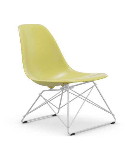 vitra Eames Plastic Side chair LSR RE - wit