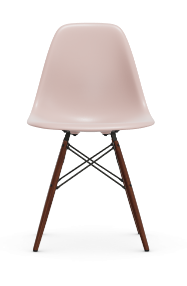 vitra Eames Plastic chair DSW RE - esdoorn donker - pale rose RE