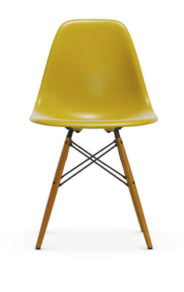 vitra Eames Plastic chair DSW RE - essen - mustard RE