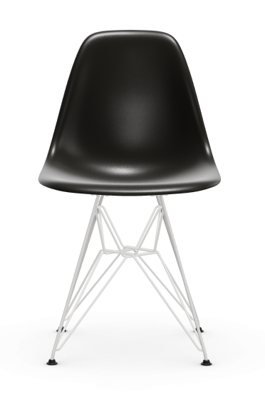 vitra Eames Plastic chair DSR RE - wit - deep black RE