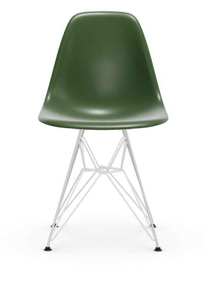 vitra Eames Plastic chair DSR RE - wit - forest green RE