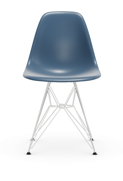 vitra Eames Plastic chair DSR RE - wit - sea blue RE