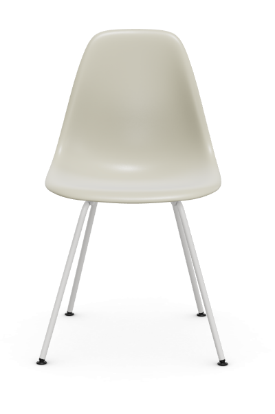 vitra Eames Plastic chair DSX RE - wit - pebble RE