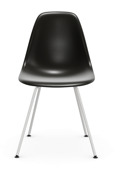 vitra Eames Plastic chair DSX RE - wit - deep black RE