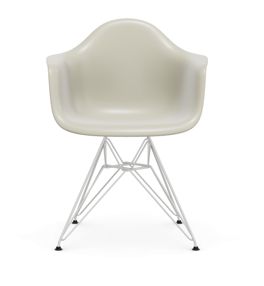 vitra Eames Plastic Armchair DAR RE - wit - pebble RE