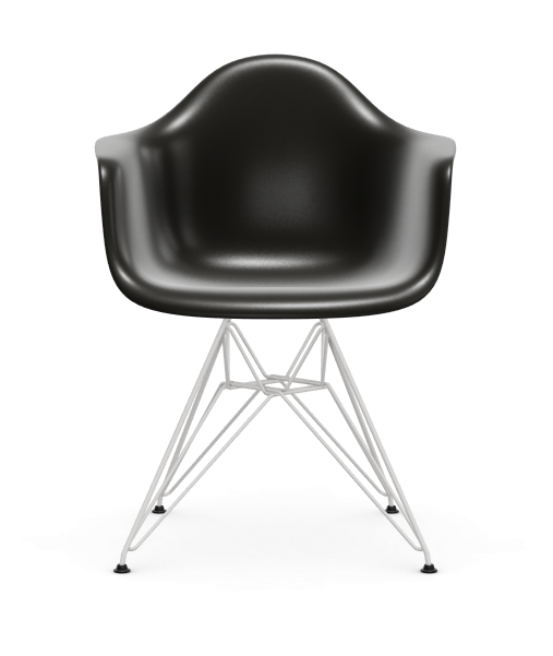 vitra Eames Plastic Armchair DAR RE - wit - deep black RE