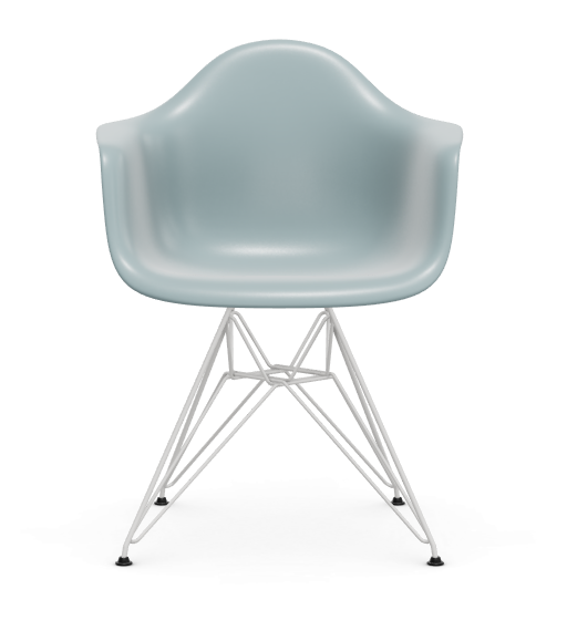 vitra Eames Plastic Armchair DAR RE - wit - ice grey RE