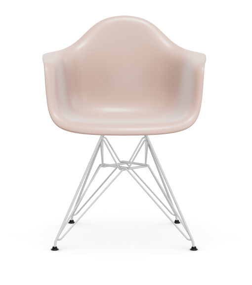 vitra Eames Plastic Armchair DAR RE - wit - pale rose RE