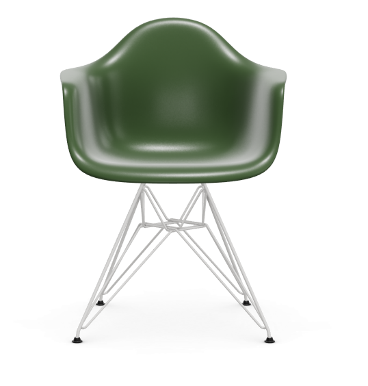 vitra Eames Plastic Armchair DAR RE - wit - forest green RE