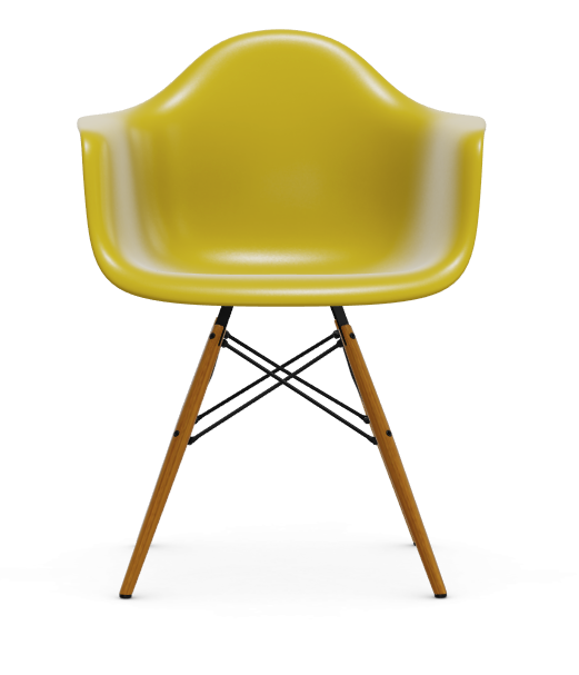 vitra Eames Plastic Armchair DAW RE - essen - mustard RE