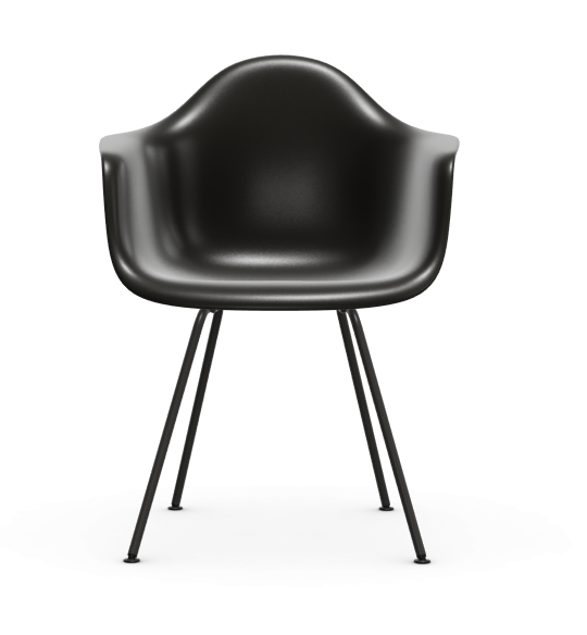 vitra Eames Plastic Armchair DAX RE - zwart - deep black RE