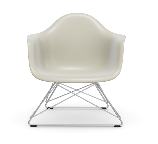 vitra vitra Eames Plastic Armchair LAR RE - verchroomd - pebble RE