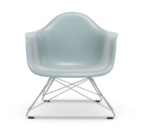 vitra vitra Eames Plastic Armchair LAR RE - verchroomd - ice grey RE