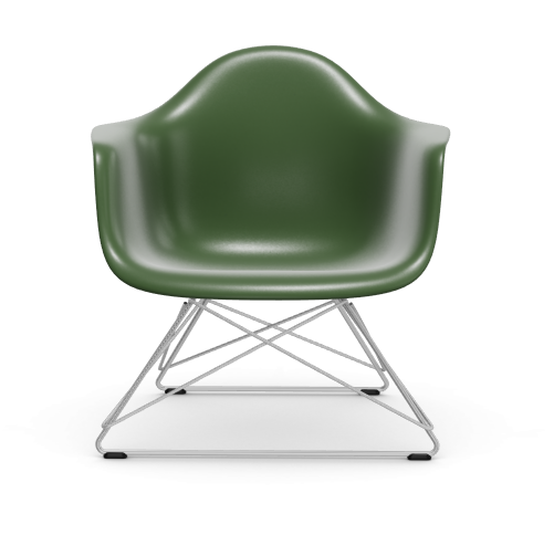 vitra vitra Eames Plastic Armchair LAR RE - verchroomd - forest green RE