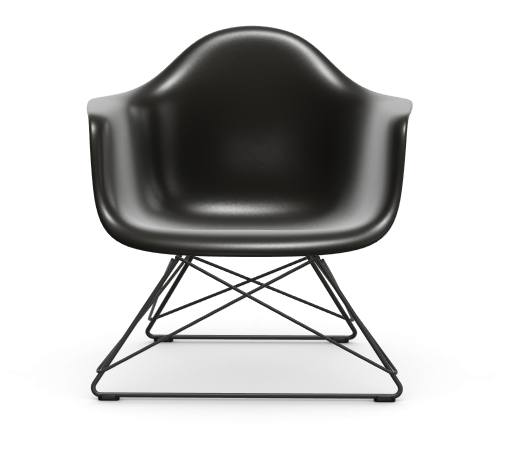 vitra Eames Plastic Armchair LAR RE - zwart - deep black RE