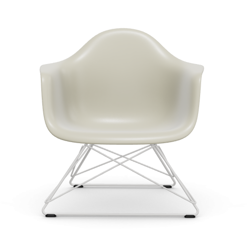 vitra Eames Plastic Armchair LAR RE - wit - pebble RE