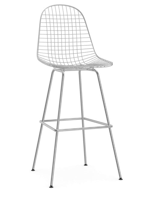 vitra Eames Wire Stool - high - chroom