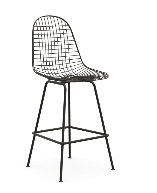 vitra Eames Wire Stool - medium - basic dark