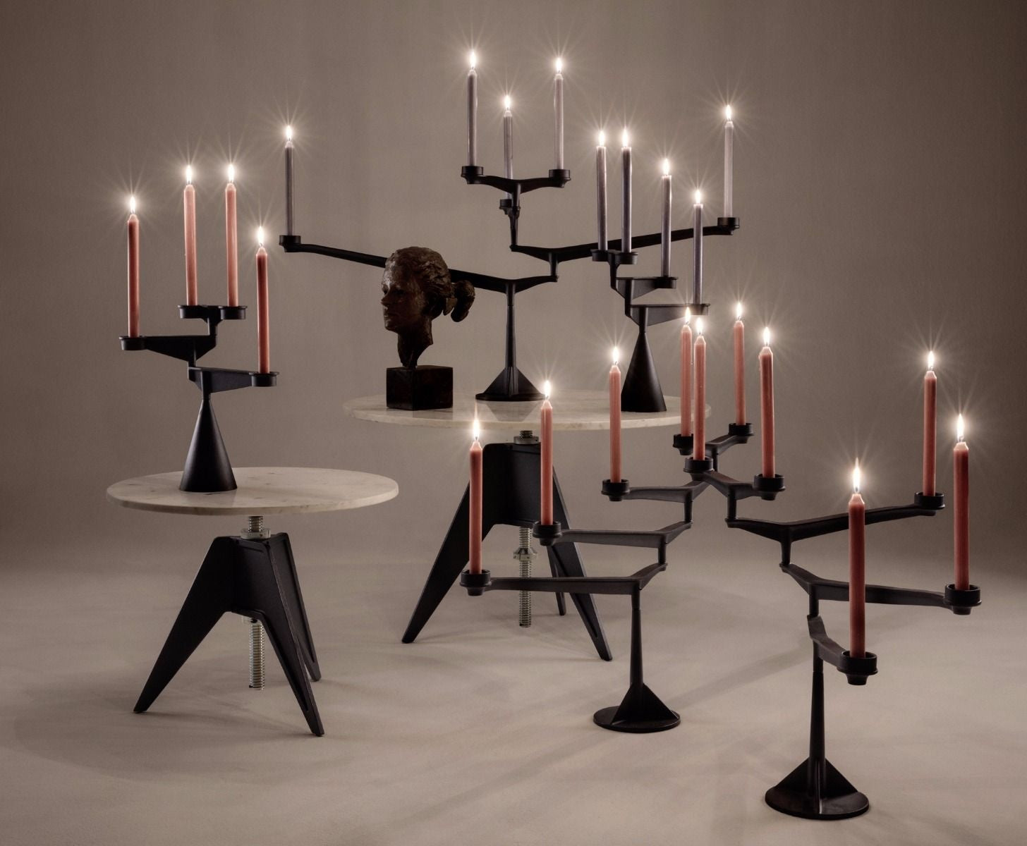 Tom Dixon kandelaar Spin Candelabra - mini - mini