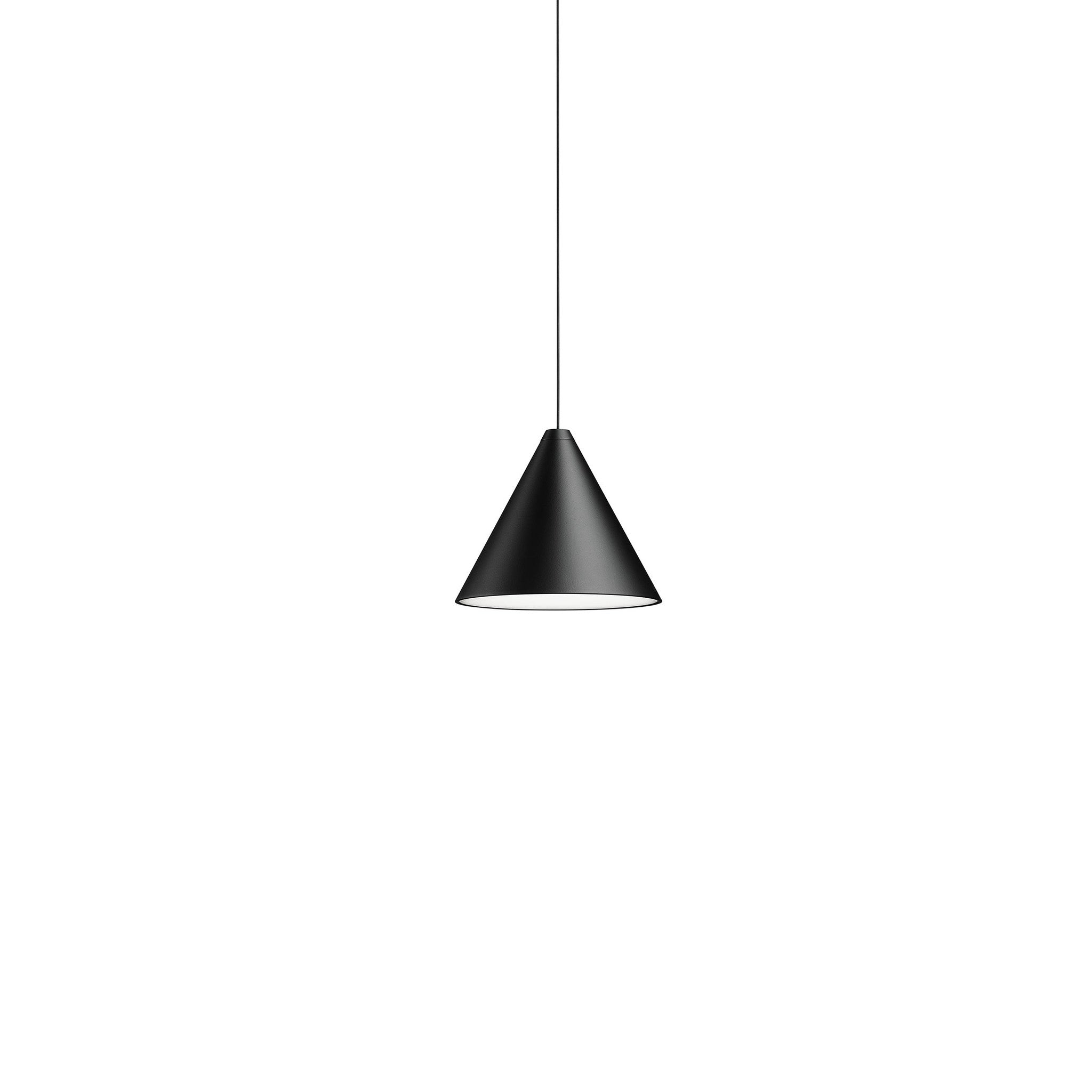 Flos hanglamp String Light Cone - zwart / 12 meter