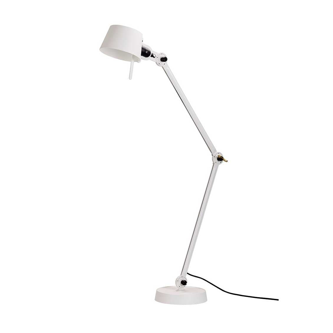 Tonone Bolt bureaulamp twee armen op voet - pure white