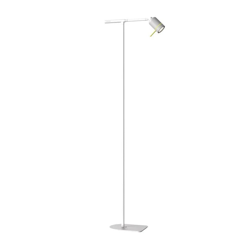Tonone spot ONE - vloerarmatuur recht - heavy metal + knob bright yellow