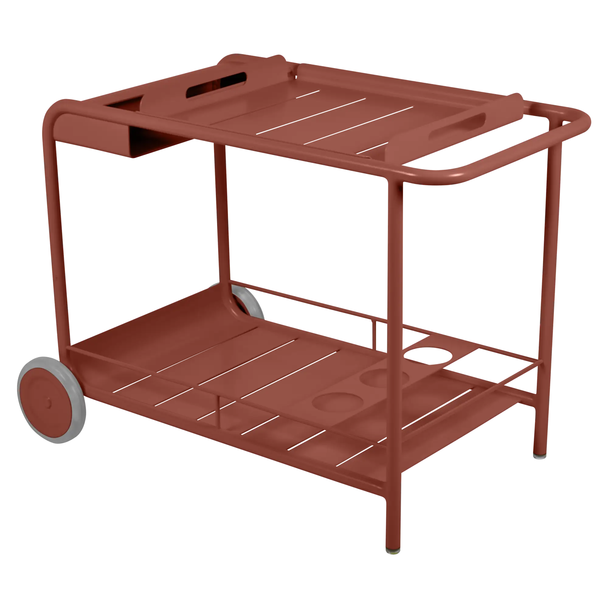 Fermob trolley Luxembourg - Red Ochre