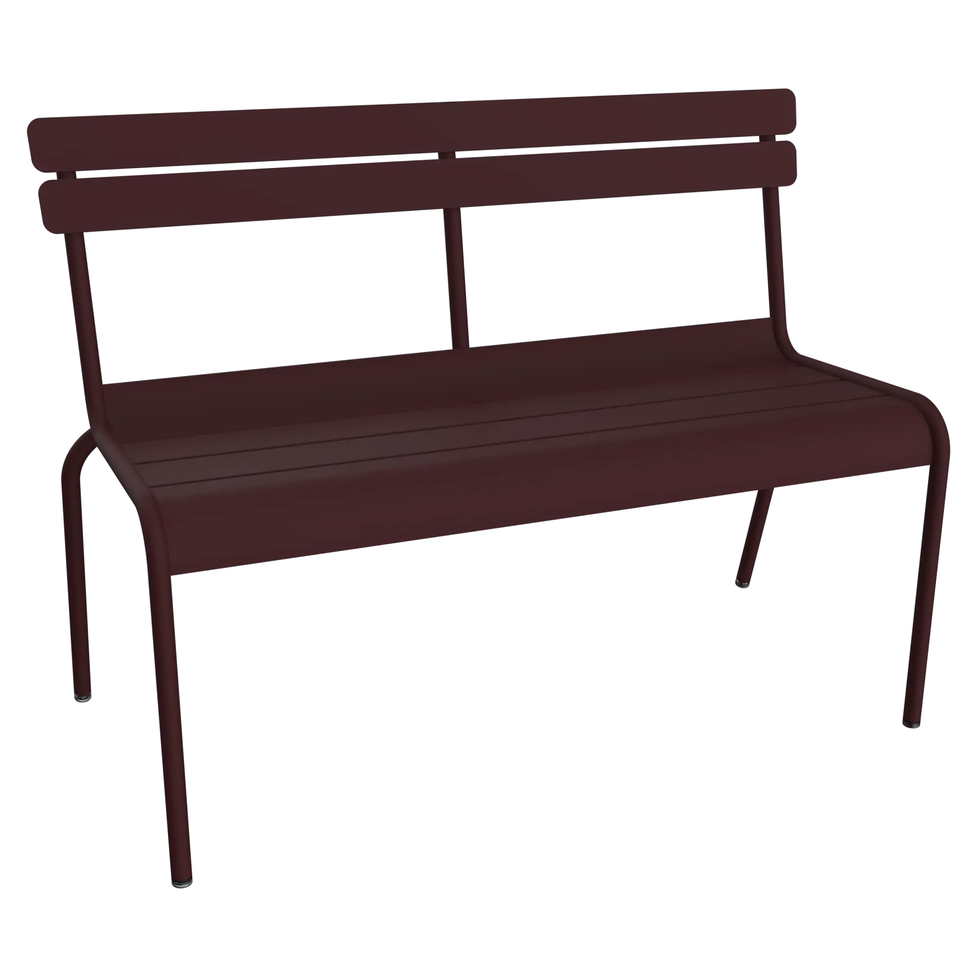 Fermob tuinbank met rugleuning Luxembourg - black cherry