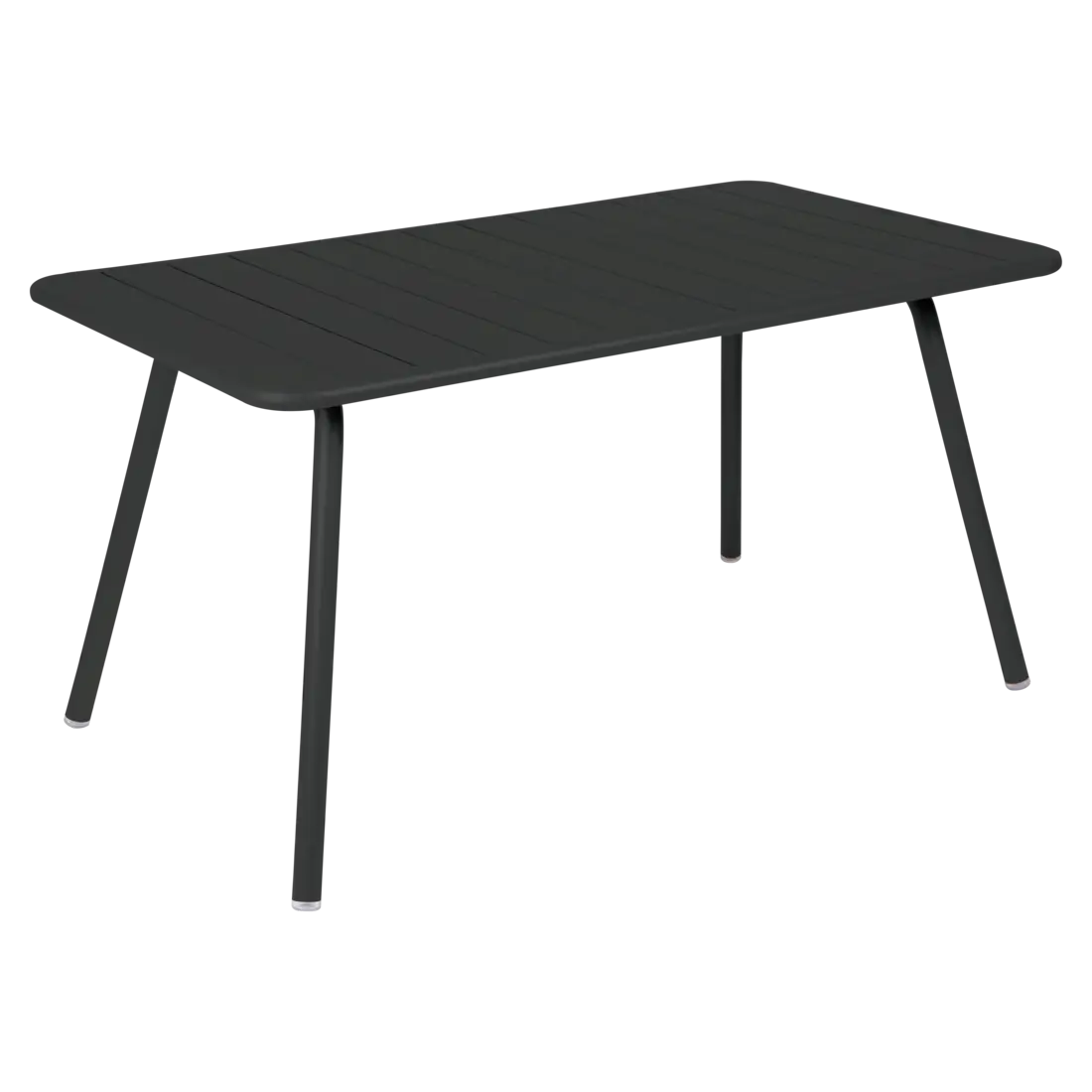 Fermob tuintafel Luxembourg - 80 x 143 cm. - Liquorice