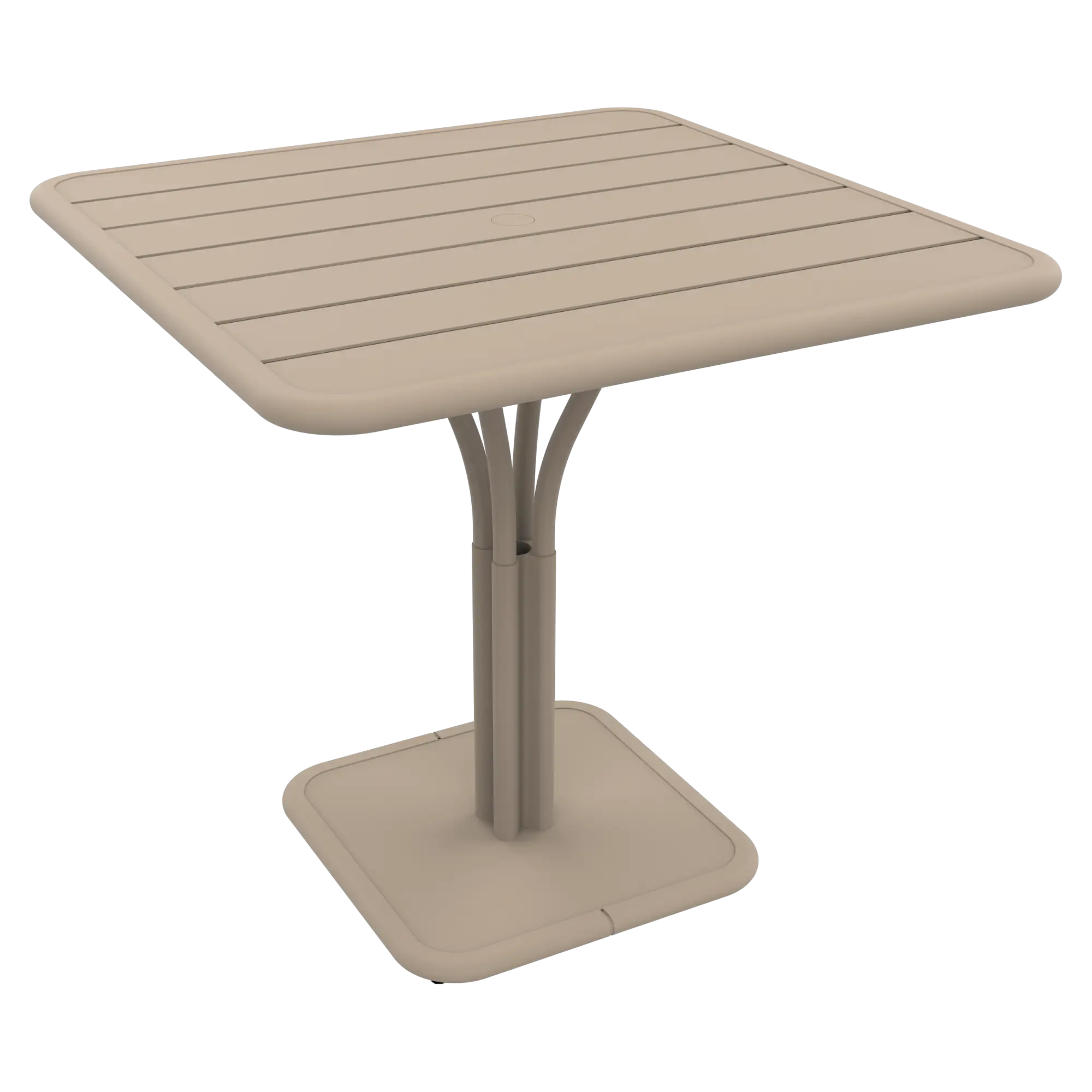 Fermob tuintafel Luxembourg - 80 x 80 cm. - Nutmeg