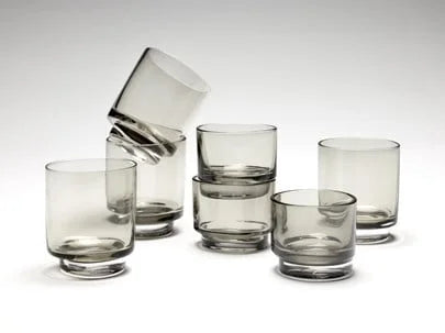 valerie_objects glas Inner Circle - 15 cl. - rook grijs