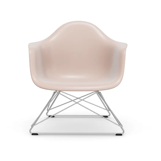 vitra vitra Eames Plastic Armchair LAR RE - verchroomd - pale rose RE