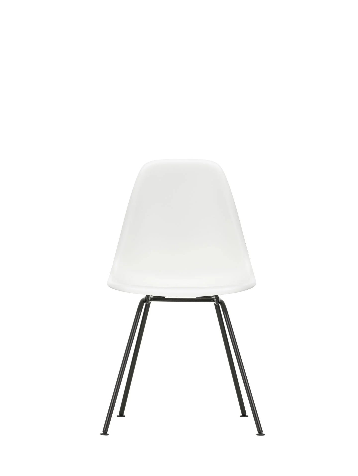 vitra Eames Plastic chair DSX RE - zwart onderstel